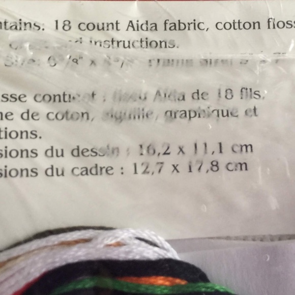 Designs for the Needle Counted Cross Stitch Kit - Picture 6 of 7